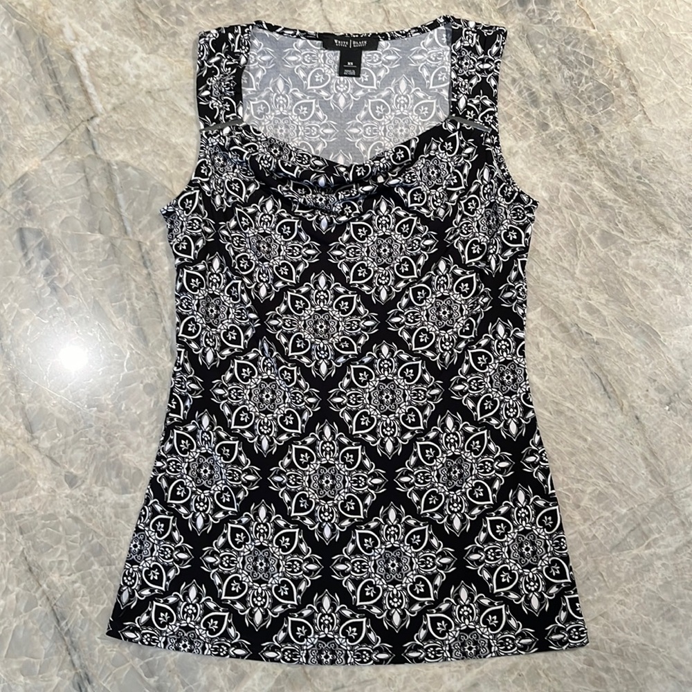 White House Black Market Cowl Neck Shell